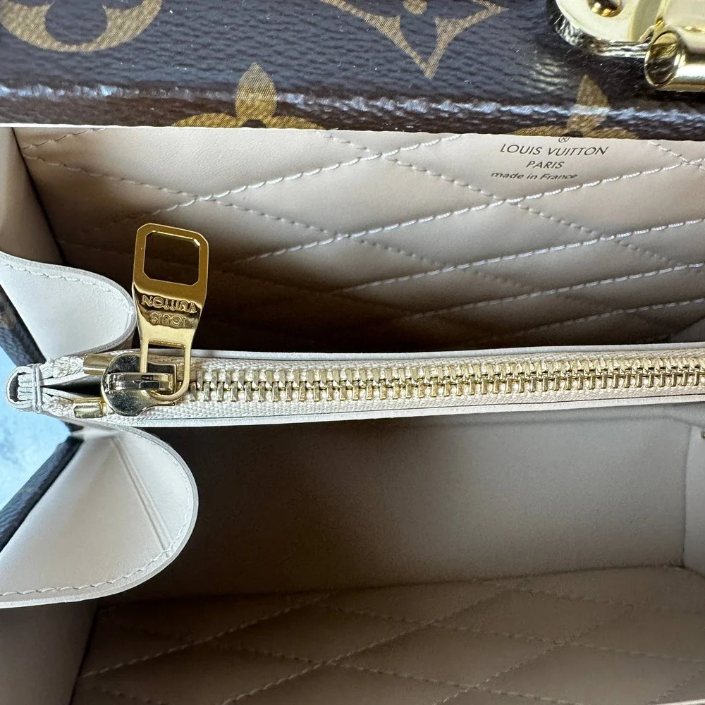 Louis Vuitton Petite Valise Trunk Bag Monogram LV box Purse Crossbody/Tote - Picture 13 of 16